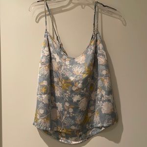 NWT Silky draped-back cami